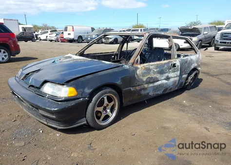 1991 Honda Civic Dx z USA, uszkodzony, nr VIN 2HGED6358MH551803